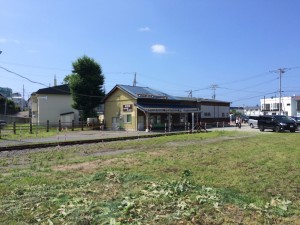 増毛　列車が去りし後