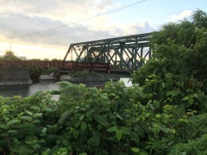 旧留萌鉃道臨港線プラットラス橋