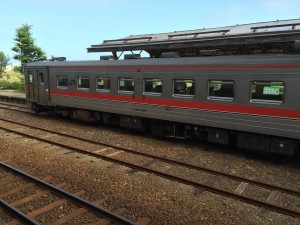 留萌駅　キハ54