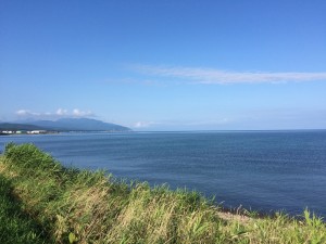 阿分から増毛、暑寒別岳