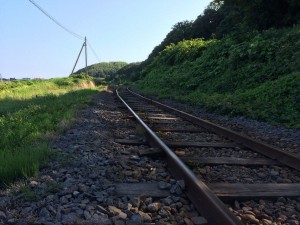 阿分稲荷神社参道線路