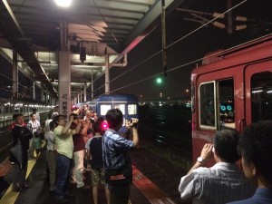 函館駅　機関車付け替え