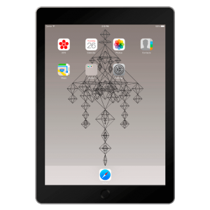 クリスマス壁紙「ヒンメリ」iPad