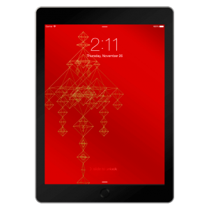 クリスマス壁紙「ヒンメリ」iPad