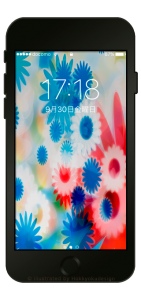 iPhone用FlowerPowerの壁紙を作りました。