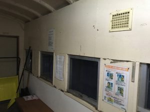 宗谷本線安牛駅駅舎内部