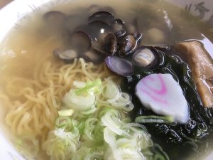 道の駅てしお　天塩しじみラーメン
