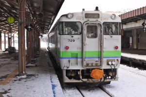 網走駅　4660D キハ40 729