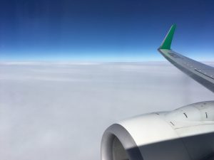 春秋航空日本　空の上