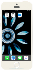 iPhone8/8Plus 輝くラインストーンのキラキラ壁紙