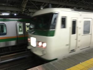 乗る電車