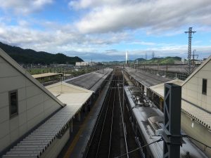 晴れてきた米原