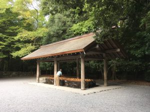 伊勢神宮・手水舎