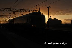 出雲市　サンライズ出雲入線