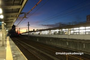 ムーンライトながら・浜松の夜明け