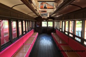 一畑電車　デハニ52車内