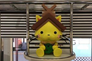 一畑電車内　島根の「しまねっこ」