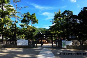 出雲大社　銅の鳥居