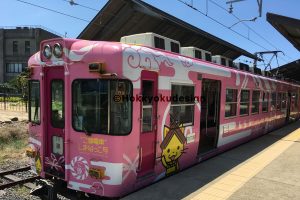 一畑電車「ご縁電車しまねっこ号」