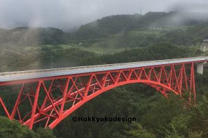 木次線車窓・三井野大橋