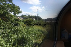 サンライズ出雲・伯備線車窓